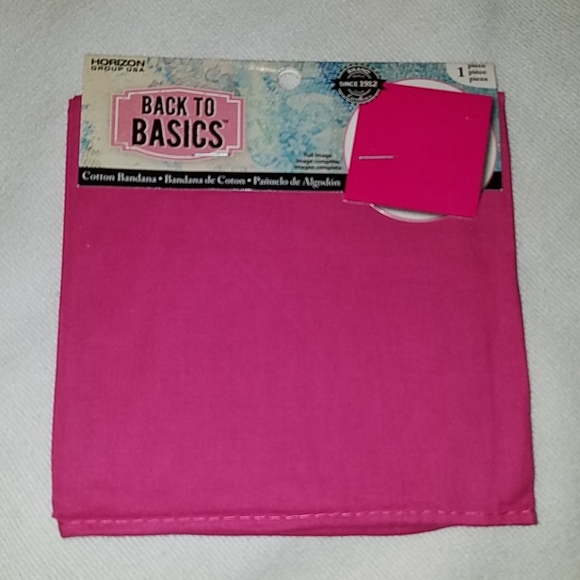 NWOT 3/$10 Pink Bandana - Picture 3 of 3